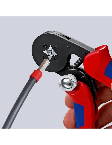 KNIPEX CRIMPADORA AUTOAJUSTABLE 180MM. 0.08-10 + 16 MM. 97 53 04