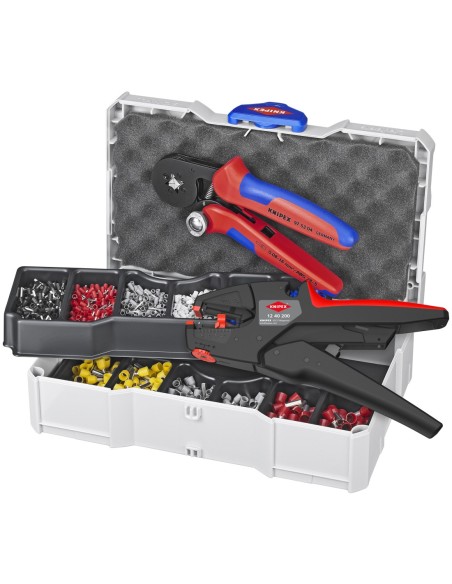 KNIPEX CRIMPADORA Y PELACABLES C/SURTIDO CRIMPADO DIN 46228-4