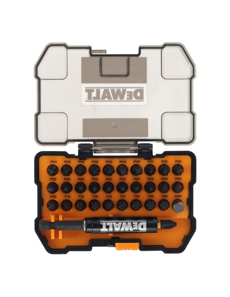 DEWALT JUEGO PUNTAS + ADAPTADOR 32 pz. DT70900T-QZ