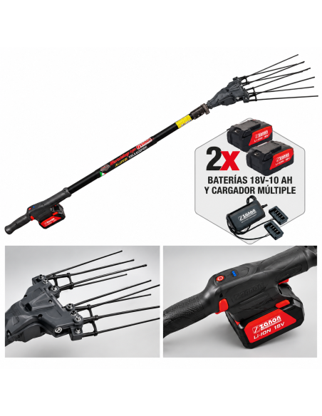 ZANON VAREADORA MURCIELAGO LAZER AL 200 2BAT. 8,8Ah 170-250cm