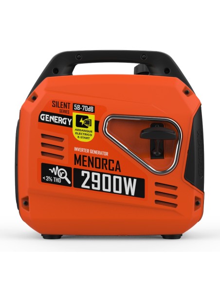 GENERGY GENERADOR 2900W-230V INVERTER ARRANQUE ELÉCTRICO CONTROL REMOTO MODELO MENORCA RC