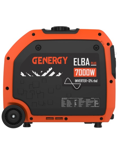 GENERGY GENERADOR 5500W-230V INVERTER ARRANQUE ELÉCTRICO CONTROL REMOTO MODELO ELBA PLUS RC