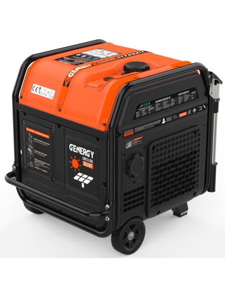 GENERGY GENERADOR 7500W-230V INVERTER SILENCIOSO ARRANQUE AUTOMÁTICO APOYO SOLAR MODELO CRETA-SOL SILENT