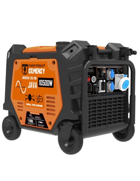GENERGY GENERADOR 10500W-230V INVERTER ARRANQUE AUTOMÁTICO CONTROL REMOTO MODELO JAVA RC-SOL-ATS