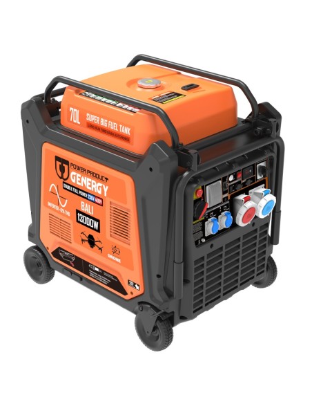 GENERGY GENERADOR 13KW INVERTER TRIFÁSICO ARRANQUE AUTOMÁTICO CONTROL REMOTO MODELO BALI RC-SOL-ATS