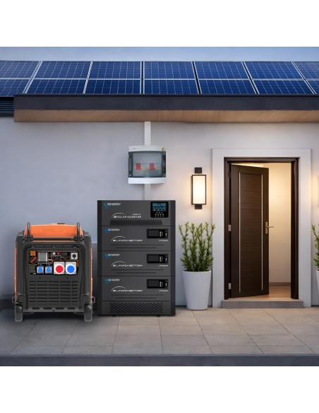 GENERGY GENERADOR 13KW INVERTER TRIFÁSICO ARRANQUE AUTOMÁTICO CONTROL REMOTO MODELO BALI RC-SOL-ATS