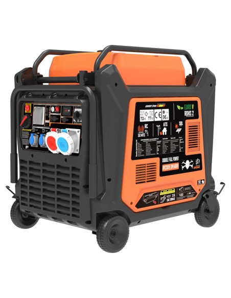GENERGY GENERADOR 19KW INVERTER TRIFÁSICO ARRANQUE AUTOMÁTICO CONTROL REMOTO MODELO BORNEO RC-SOL-ATS