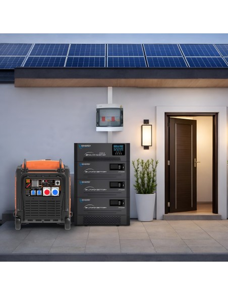 GENERGY GENERADOR 19KW INVERTER TRIFÁSICO ARRANQUE AUTOMÁTICO CONTROL REMOTO MODELO BORNEO RC-SOL-ATS
