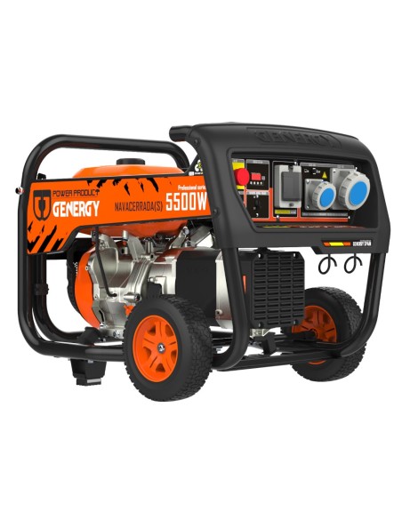 GENERGY GENERADOR 5500W-230V GASOLINA ARRANQUE MANUAL MODELO NAVACERRADA-S