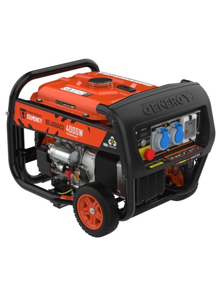 GENERGY GENERADOR 4000W-230V GASOLINA ARRANQUE ELÉCTRICO MODELO BELAGUA-S