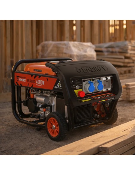 GENERGY GENERADOR 4000W-230V GASOLINA ARRANQUE ELÉCTRICO MODELO BELAGUA-S
