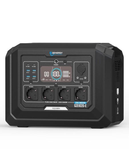 GENERGY ESTACIÓN DE ENERGÍA GZE-1020-E 1024 WH 2000 W