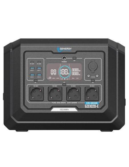 GENERGY ESTACIÓN DE ENERGÍA GZE-1020-E 1024 WH 2000 W