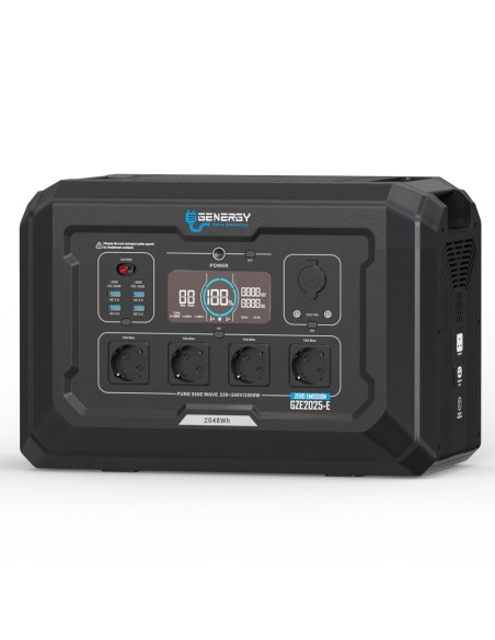 GENERGY ESTACIÓN DE ENERGÍA GZE-2025-E 2048 WH 2500 W