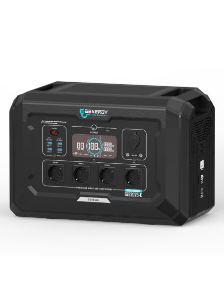 GENERGY ESTACIÓN DE ENERGÍA GZE-2025-E 2048 WH 2500 W