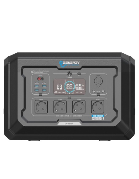 GENERGY ESTACIÓN DE ENERGÍA GZE-2025-E 2048 WH 2500 W