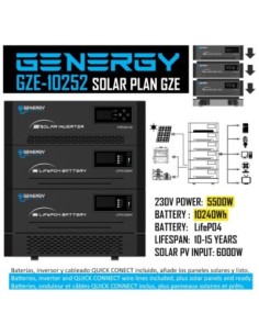 GENERGY SISTEMA SOLAR ESCALABLE Y APILABLE GZE-10252...