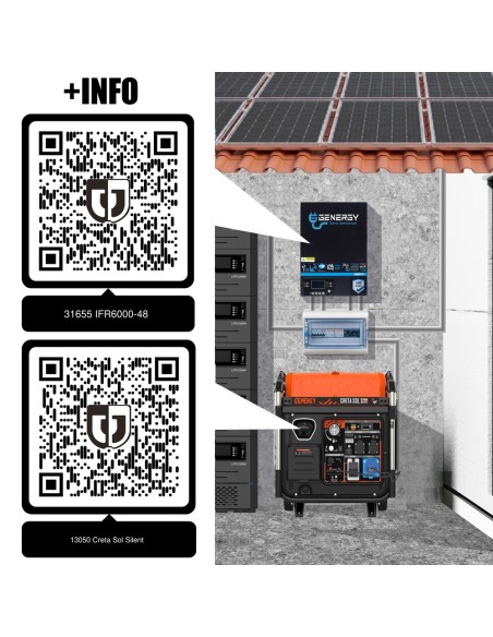KIT SOLAR GENERGY PRO 6000S SILENT (CRETA SILENT-SOL + IFR6000)