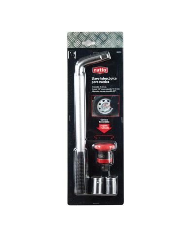LLAVE RUEDAS 17-19 TELESCOPICA RATIO