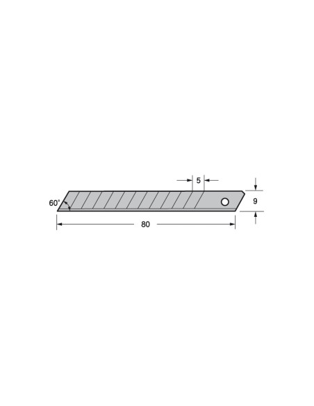 TAJIMA CUCHILLA RECAMBIO 9 mm