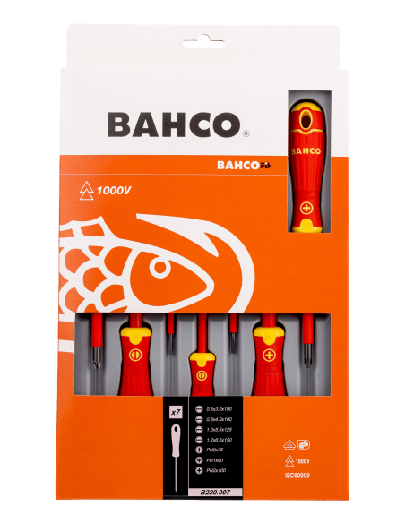 BAHCO JUEGO 7 DESTORNILLADORES