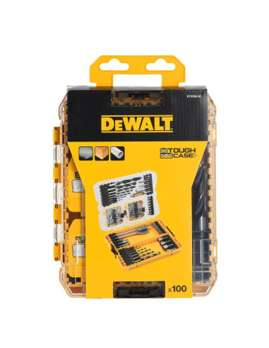 DEWALT JUEGO PUNTAS+BROCAS 100 PIEZAS DT70784-QZ (1)