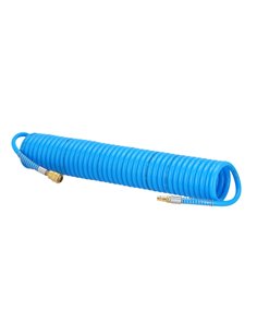 AIRPRESS Manguera de aire espiral 10 m 12 x 8 mm