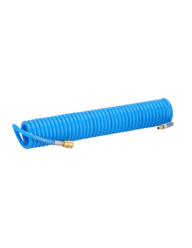 AIRPRESS Manguera de aire espiral 10 m 12 x 8 mm
