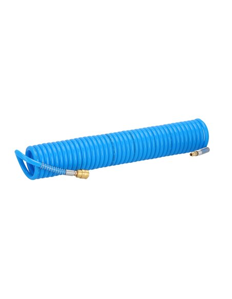 AIRPRESS Manguera de aire espiral 10 m 12 x 8 mm