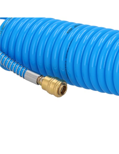AIRPRESS Manguera de aire espiral 10 m 12 x 8 mm