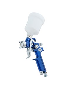 AIRPRESS Mini pistola de pintura HVLP 2 bar 1.2 mm boquilla 125 ml vaso