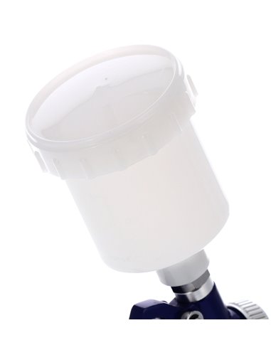 AIRPRESS Mini pistola de pintura HVLP 2 bar 1.2 mm boquilla 125 ml vaso