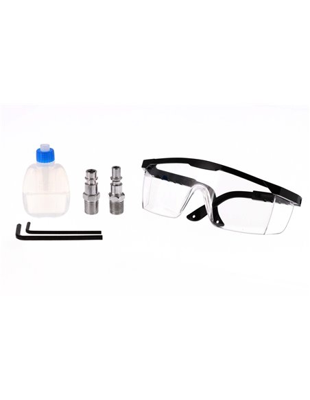 AIRPRESS Grapadora neumática tipo 80 de 6 a 25 mm con accesorios incluidos