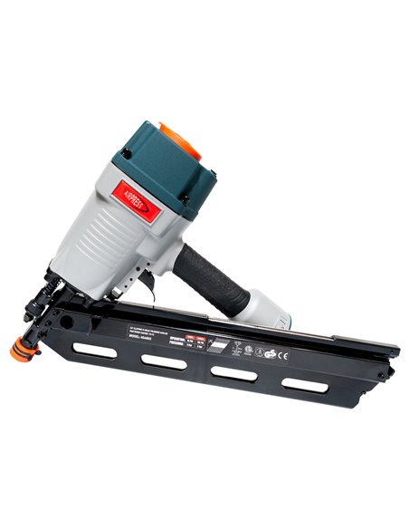 AIRPRESS Clavadora neumática clavos tamaño 90 mm clavos incluidos