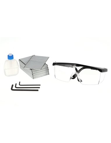 AIRPRESS Clavadora neumática clavos de 25 a 64 mm clavos incluidos