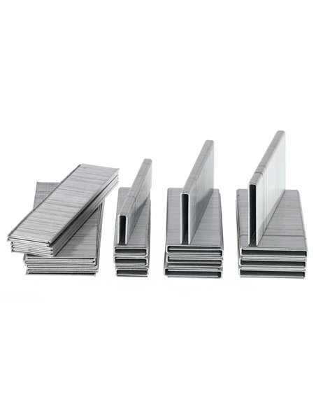 AIRPRESS Clavadora y grapadora neumática miniclavos de 15 a 50 mm grapas tipo 90 de 10 a 40 mm