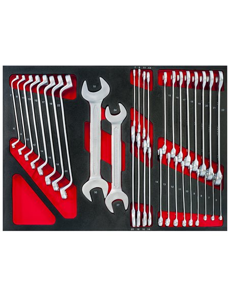 AIRPRESS Carro de herramientas 447 herramientas 16 cajones