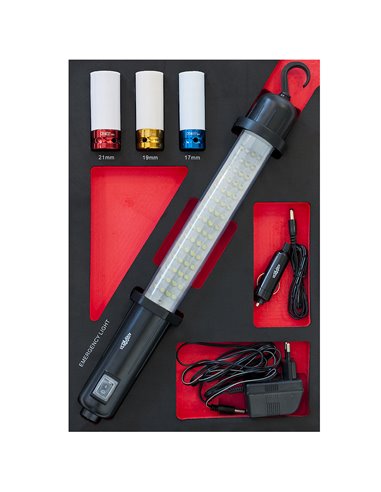 AIRPRESS Carro de herramientas 447 herramientas 16 cajones