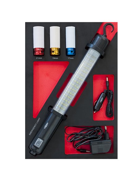 AIRPRESS Carro de herramientas 447 herramientas 16 cajones