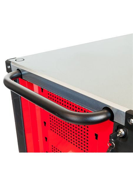 AIRPRESS Carro de herramientas 447 herramientas 16 cajones