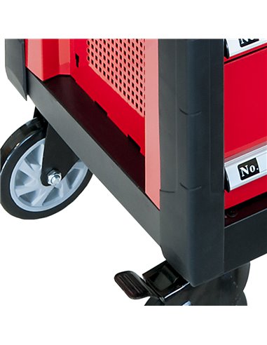 AIRPRESS Carro de herramientas 447 herramientas 16 cajones