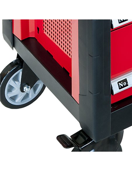 AIRPRESS Carro de herramientas 447 herramientas 16 cajones