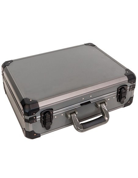 AIRPRESS Maletín de aluminio con kit de 127 herramientas de acero cromo-vanadio