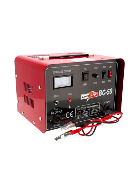 AIRPRESS Cargador de baterías BC 50 40A 12/24V