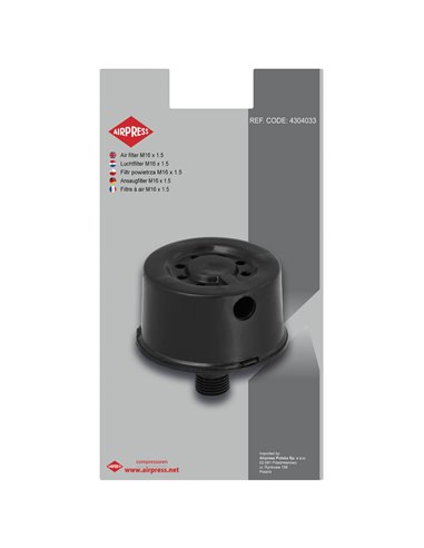 AIRPRESS Filtro de aire M16 x 1.5
