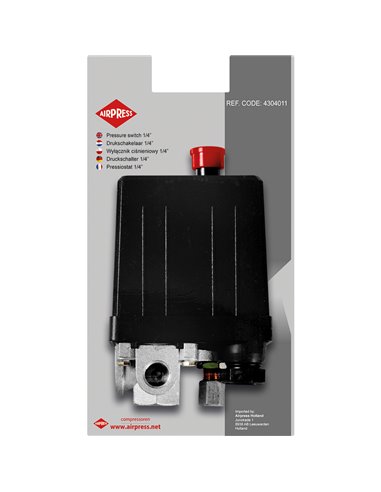 AIRPRESS Interruptor de presión 230 V 1/4" 10 bar