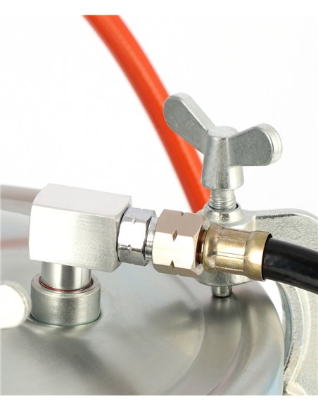 AIRPRESS Unidad de pistola de pintura 5.5 bar 2 mm boquilla 8.5 l vaso