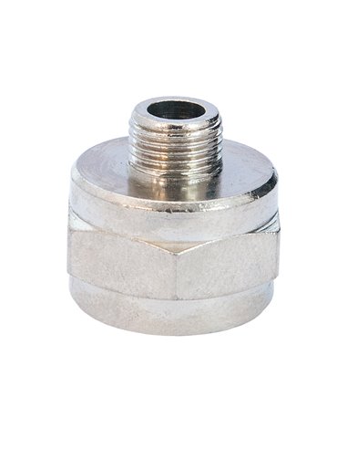 AIRPRESS Pezón del manguito 1/8" macho x 1/2" hembra