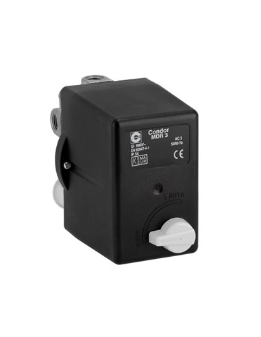 AIRPRESS CONDOR Interruptor de presión con relé térmico 400V 11 bar 1/2" 10 A