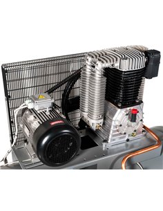 AIRPRESS Compresor de aire HK 1500-500 SD 14 bar 10 CV 596 l/min 500 l conexión estrella-triángulo 2